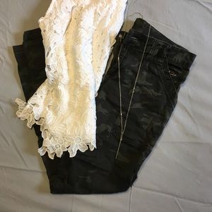 KUT from the Kloth Army print skinny jeans